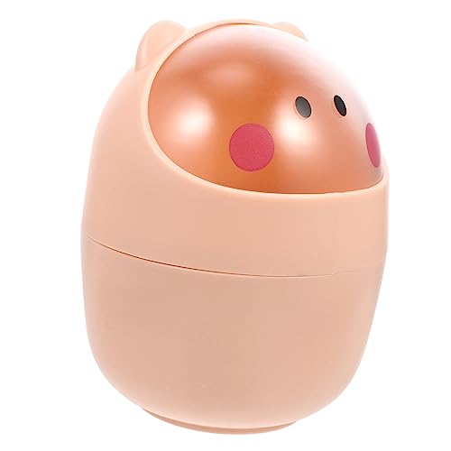 DIKACA Mini Desktop Mülleimer mit Deckel Kompakter Kunststoff Abfallbehälter Rosa Stilvoller und Geruchloser Tischabfalleimer für Büro und Zuhause für Kosmetik und Kleinen Müll DIKACA Mini Desktop Mülleimer mit Deckel Kompakter Kunststoff Abfallbehälter Rosa Stilvoller und Geruchloser Tischabfalleimer für Büro und Zuhause für Kosmetik und Kleinen Müll von DIKACA