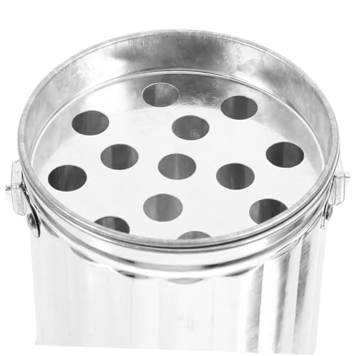 DIKACA Mini Mülleimer mit Deckel aus Metall Kleiner Schlanker Tischabfalleimer für Büro und Zuhause Robuster Desktop Abfallbehälter für Asche und Kleinteile DIKACA Mini Mülleimer mit Deckel aus Metall Kleiner Schlanker Tischabfalleimer für Büro und Zuhause Robuster Desktop Abfallbehälter für Asche und Kleinteile von DIKACA