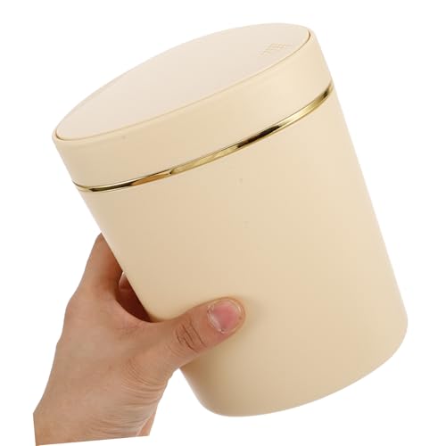 DIKACA Mini Tischabfalleimer mit Pressdeckel Kunststoff Kleine Mülltonne für Schreibtisch Büro Schlafzimmer Küche Moderner Desktop Abfallbehälter Vielseitig für Wohnzimmer und Esszimmer DIKACA Mini Tischabfalleimer mit Pressdeckel Kunststoff Kleine Mülltonne für Schreibtisch Büro Schlafzimmer Küche Moderner Desktop Abfallbehälter Vielseitig für Wohnzimmer und Esszimmer von DIKACA