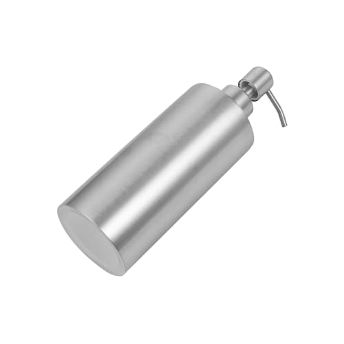 DIKACA Nachfüllbare Edelstahl Reiseflasche Langlebiger Haushaltsflüssigkeit Aufbewahrungsbehälter für Toilettenartikel und Einfache Reise Flüssigkeitsspender von DIKACA