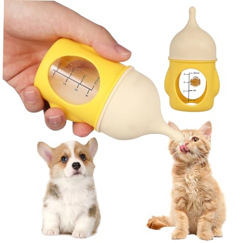 DIKACA Neugeborene Haustier aufzuchtflasche Ergonomische Katzen Welpenmilchflasche mit Klarer Messanzeige Auslaufsicheres Design Leicht zu Reinigen und Sicher für Kleine Haustiere DIKACA Neugeborene Haustier aufzuchtflasche Ergonomische Katzen Welpenmilchflasche mit Klarer Messanzeige Auslaufsicheres Design Leicht zu Reinigen und Sicher für Kleine Haustiere von DIKACA