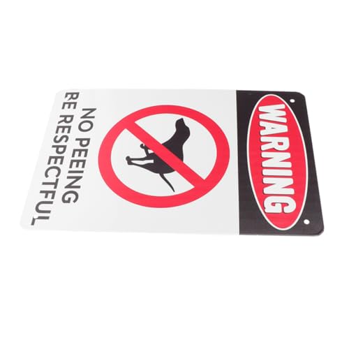DIKACA No Peeing Dog Schild Gartendekoration Warnschild Außen Garten Hunde Hinweis Rasenplatz Verbotsschild Hohe Sichtbarkeit Robust DIKACA No Peeing Dog Schild Gartendekoration Warnschild Außen Garten Hunde Hinweis Rasenplatz Verbotsschild Hohe Sichtbarkeit Robust von DIKACA