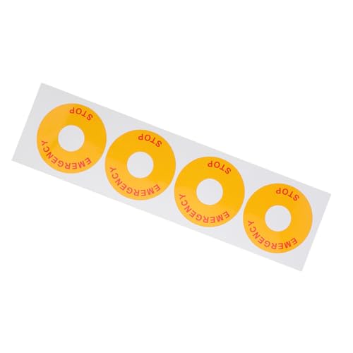DIKACA Not aus Aufkleber Emergency Stop Sign Sticker mit Starkem Halt für Industrieanlagen Bau Büro Wetterfest Auffällig Langlebig für Innen Außenbereich DIKACA Not aus Aufkleber Emergency Stop Sign Sticker mit Starkem Halt für Industrieanlagen Bau Büro Wetterfest Auffällig Langlebig für Innen Außenbereich von DIKACA
