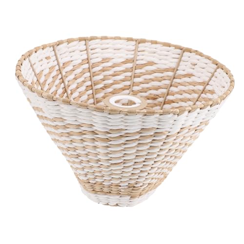 DIKACA Papiergeflecht Lampenschirm Weichgewebt Stabil Schutz Für Stehlampe Tischlampe Wohnzimmer Schlafzimmer Büro von DIKACA