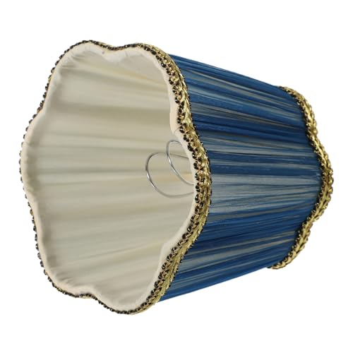 DIKACA Plissee Lampenschirm Clip Stoff und Dekorativer Lampenschirm für Tischlampe Leichter Einfach zu Installierender Haushaltslampenschirm Geeignet für Schlafzimmer und Wohnzimmer von DIKACA