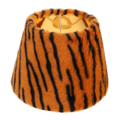 DIKACA Plüsch lampenschirm Cone Tiger muster Tischlampe Nachttischlampe Weicher Lampenüberzug Vintage Dekoration Schlafzimmer Wohnzimmer DIKACA Plüsch lampenschirm Cone Tiger muster Tischlampe Nachttischlampe Weicher Lampenüberzug Vintage Dekoration Schlafzimmer Wohnzimmer von DIKACA