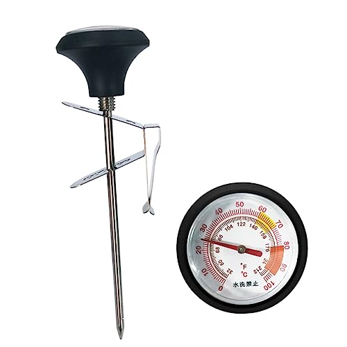 DIKACA Professionelles Fleischthermometer Teiliges mit Verstellbarem Clip und Silikonschutz Vielseitig für Grill Getränke und Wasser Leicht Tragbar für Bbq und Haushalt DIKACA Professionelles Fleischthermometer Teiliges mit Verstellbarem Clip und Silikonschutz Vielseitig für Grill Getränke und Wasser Leicht Tragbar für Bbq und Haushalt von DIKACA