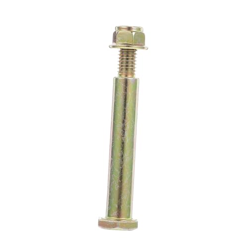 DIKACA Radbolzen und Sicherungsmutter für Rasenmäher Hinterrad Stahl montagebolzen mit Hoher Festigkeit Einfache und Zeitsparende Installation Kompatibel für Verschiedene Modelle von DIKACA