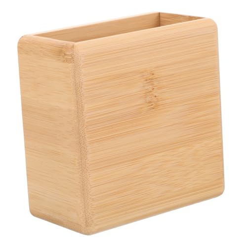 DIKACA Remote Control Holder Selbstklebend Wandmontage Ohne Bohren Holz Aufbewahrungsbox Für Klimaanlage Handy Schlüssel Organizer Platzsparend von DIKACA