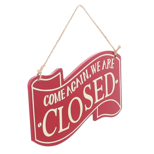 DIKACA Retro Doppelseitiges Türschild Open Closed Aufhängung Dekoratives Geschäftsschild für Laden Robustes Vintage Wendeschild für Einfache Statusanzeige DIKACA Retro Doppelseitiges Türschild Open Closed Aufhängung Dekoratives Geschäftsschild für Laden Robustes Vintage Wendeschild für Einfache Statusanzeige von DIKACA