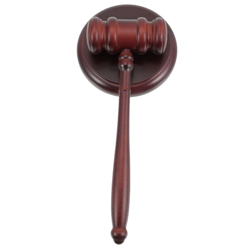 DIKACA Richterhammer Holz mit Sockel Handgefertigter Gerichtshammer für Anwälte Auktionen Juristen und Richter Stabiler Wasserfester Holzhammer für Gerichte und Meetings DIKACA Richterhammer Holz mit Sockel Handgefertigter Gerichtshammer für Anwälte Auktionen Juristen und Richter Stabiler Wasserfester Holzhammer für Gerichte und Meetings von DIKACA