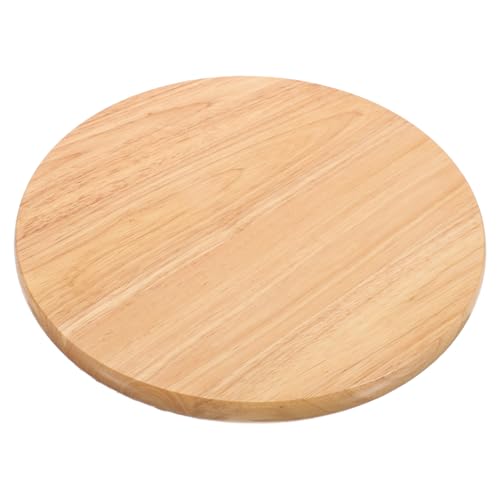 DIKACA Runder Holz-barhocker Sitz Ersatz Robustes Holz Sitzfläche Langlebig Kratzfest Einfache Reinigung Komfortable Sitzfläche für Küchen Esszimmerstühle von DIKACA