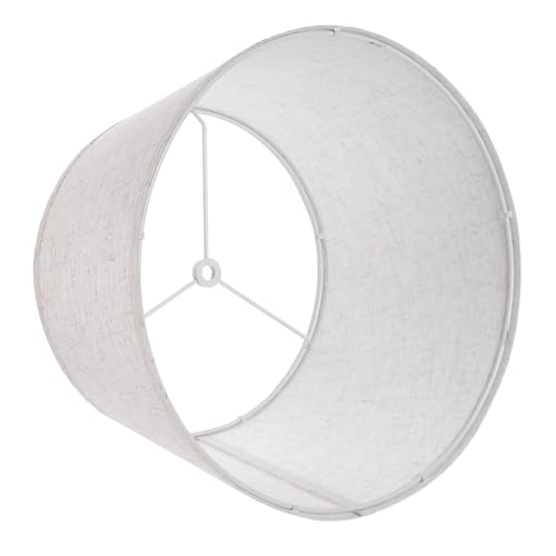 DIKACA Rustikaler Stoff Lampenschirm Trommelform für Tischlampe Vintage Lampenschirm Ersatz Leicht zu Montieren Augenfreundlich und Dekorativ für Wohnzimmer Schlafzimmer DIKACA Rustikaler Stoff Lampenschirm Trommelform für Tischlampe Vintage Lampenschirm Ersatz Leicht zu Montieren Augenfreundlich und Dekorativ für Wohnzimmer Schlafzimmer von DIKACA