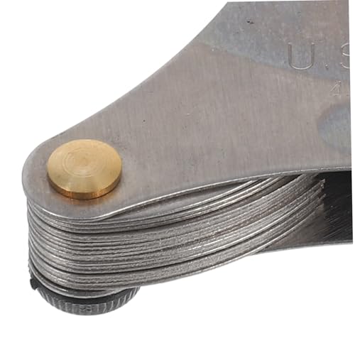 DIKACA Schraubengewindelehre Set Kohlenstoffstahl Us Gewindelehre Messwerkzeug mit Klingen für Präzise Gewindemessung Schrauben Muttern Gewindeprüfer für Werkstatt Industrie DIKACA Schraubengewindelehre Set Kohlenstoffstahl Us Gewindelehre Messwerkzeug mit Klingen für Präzise Gewindemessung Schrauben Muttern Gewindeprüfer für Werkstatt Industrie von DIKACA