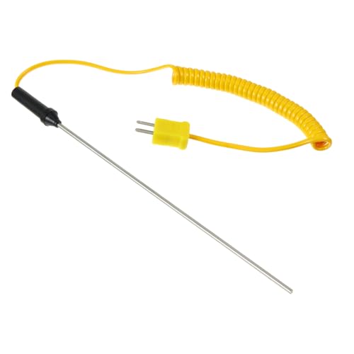 DIKACA Thermoelement Temperaturfühler Edelstahlsonde Handlich Kompatibel mit Temperaturregler Langlebiger K Thermocouple Messfühler für Präzise Temperaturmessung DIKACA Thermoelement Temperaturfühler Edelstahlsonde Handlich Kompatibel mit Temperaturregler Langlebiger K Thermocouple Messfühler für Präzise Temperaturmessung von DIKACA