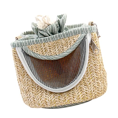 DIKACA Tragbare Hamster Tragetasche mit Reißverschluss Kleines Nest und Spielplatz Atmungsaktives Material Wärmeisolierend Multifunktional für Ausflüge und Reisen Zufällige Farbe von DIKACA