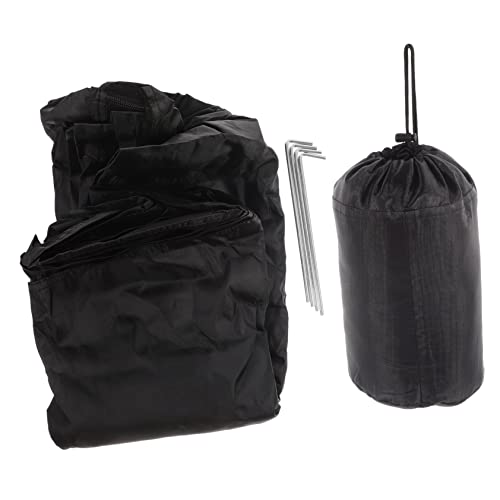 DIKACA Tragbares Moskitonetz mit Reißverschluss Leichtes Camping-Zelt für Einzelpersonen Wasserdichter Oxford-Boden Praktisches Dreieck-Design Inklusive Befestigungsnägel für Outdoor und von DIKACA