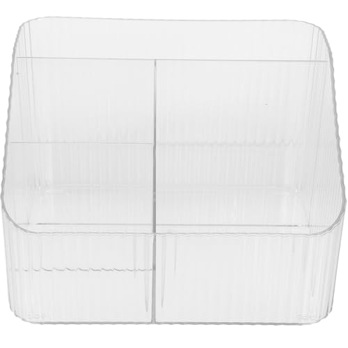 DIKACA Transparente Tisch aufbewahrungsbox aus Acryl mit Fächern Multifunktionaler Organizer für Büro Wohnzimmer und Schreibtisch für Fernbedienungen Kosmetik und Büromaterialien DIKACA Transparente Tisch aufbewahrungsbox aus Acryl mit Fächern Multifunktionaler Organizer für Büro Wohnzimmer und Schreibtisch für Fernbedienungen Kosmetik und Büromaterialien von DIKACA