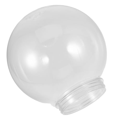 DIKACA Transparenter Acryl Kugellampenschirm Öffnung Ersatz Lampenschirm für Außenbereich Garten Wand Straßenbeleuchtung Hohe Transparenz Wetterfest von DIKACA