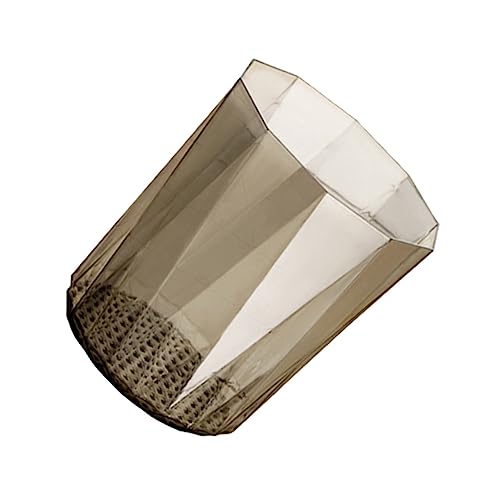 DIKACA Transparenter Desktop Mülleimer aus Pet Multifunktionaler Kleiner Abfalleimer Robuste Aufbewahrungsbox für Schreibtisch Dekorativ und Große Kapazität von DIKACA
