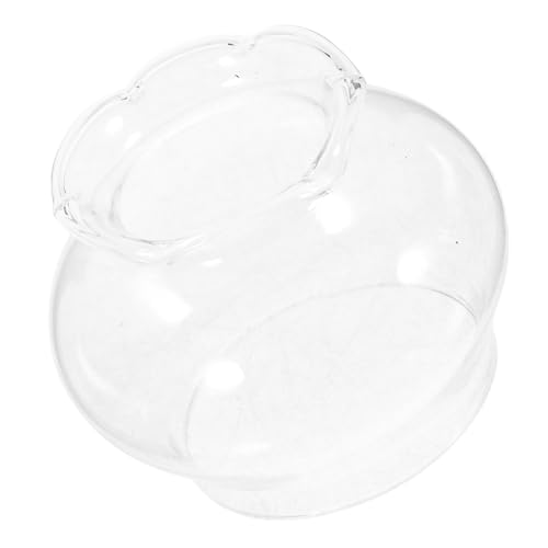 DIKACA Transparentes Glas Lampenschirm Öl lampen Glaszylinder Winddicht Hitzebeständig für Kerosinlampen Petroleumlampen Innen und Außen Geeignet von DIKACA