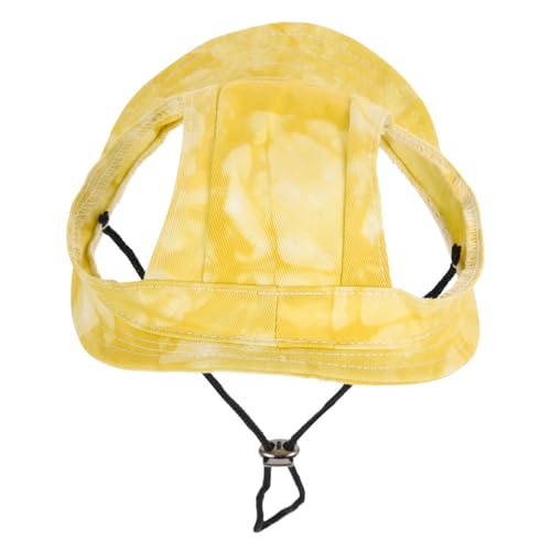 DIKACA Verstellbare Hundemütze aus Baumwolle mit Ohrlöchern Sonnenschutz und Rutsch Design Niedliche Baseballmütze für Welpen und Kleine Hunde im Sommer DIKACA Verstellbare Hundemütze aus Baumwolle mit Ohrlöchern Sonnenschutz und Rutsch Design Niedliche Baseballmütze für Welpen und Kleine Hunde im Sommer von DIKACA