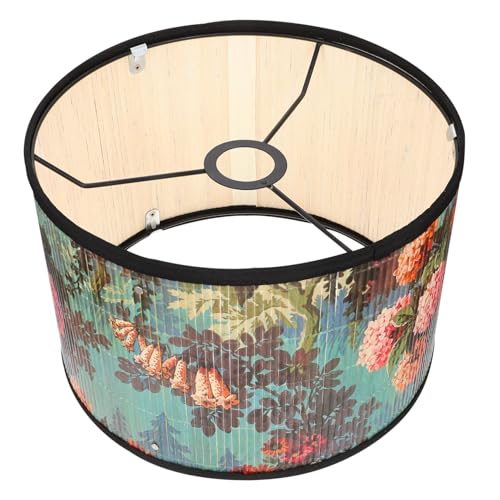 DIKACA Vintage Lampenschirm mit Blumenmotiv Stabile Deckenlampe Schlafzimmer Dekoration Einfacher Aufbau Langlebig und Elegant Passend für Fassungen DIKACA Vintage Lampenschirm mit Blumenmotiv Stabile Deckenlampe Schlafzimmer Dekoration Einfacher Aufbau Langlebig und Elegant Passend für Fassungen von DIKACA