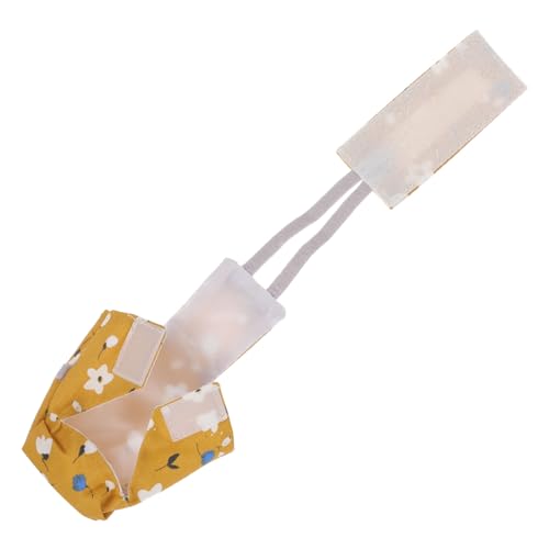 DIKACA Vogelwindel Fluganzug aus Baumwolle für Papageien Wellensittiche Nymphensittiche Atmungsaktiv Leicht Wiederverwendbar Komfortabel in Goldgelb DIKACA Vogelwindel Fluganzug aus Baumwolle für Papageien Wellensittiche Nymphensittiche Atmungsaktiv Leicht Wiederverwendbar Komfortabel in Goldgelb von DIKACA