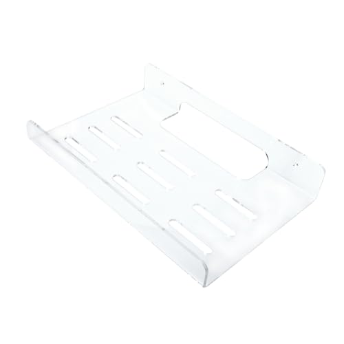 DIKACA Wandmontiertes für WLAN Router und Lautsprecher Transparentes Robustes Aufbewahrungsrack für Haushalt für Schlafzimmer Büro und Wohnzimmer von DIKACA