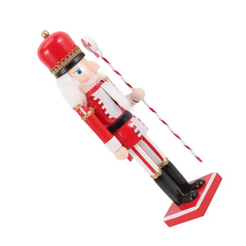 DIKACA Weihnachtliche Holz-Soldatenfigur Traditionelle Soldatenpuppe Farbige Robuste Tischdekoration für Regal Büro und Festliche Weihnachtsatmosphäre DIKACA Weihnachtliche Holz-Soldatenfigur Traditionelle Soldatenpuppe Farbige Robuste Tischdekoration für Regal Büro und Festliche Weihnachtsatmosphäre von DIKACA