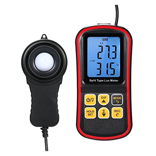 Anemometer-Digital-Meter Batterie Photometer-Meter LCD Handheld-Illuminometer-Luminometer-Lichtmesser mit Data Hold-Modus Für LED/Leuchtstofflampen, Industrie von DIKAMAN