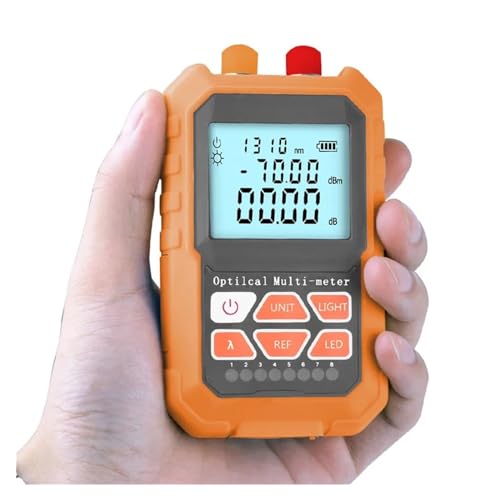 DIKAMAN Glasfaserkabeltester, 2-in-1-Multifunktions-SG01-FTTH-Optik-Leistungsmesser, Optische Lichtquelle Und 5 MW Visueller Fehlerorter VFL Mit RJ45-Netzwerktest Hohe Stabilität DIKAMAN Glasfaserkabeltester, 2-in-1-Multifunktions-SG01-FTTH-Optik-Leistungsmesser, Optische Lichtquelle Und 5 MW Visueller Fehlerorter VFL Mit RJ45-Netzwerktest Hohe Stabilität von DIKAMAN