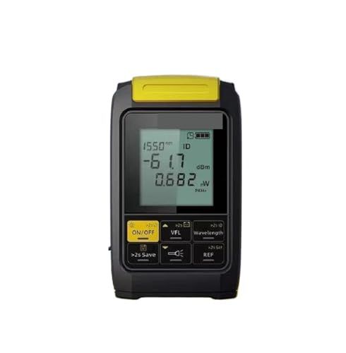 DIKAMAN Glasfaserkabeltester, 4 In1 Optischer Leistungsmesser OPM Led Licht Visual Fault Locator Netzwerkkabel Test Optische Faser Tester 5 Km 15 Km 30 MW Hohe Stabilität(20T V01 5KM) von DIKAMAN