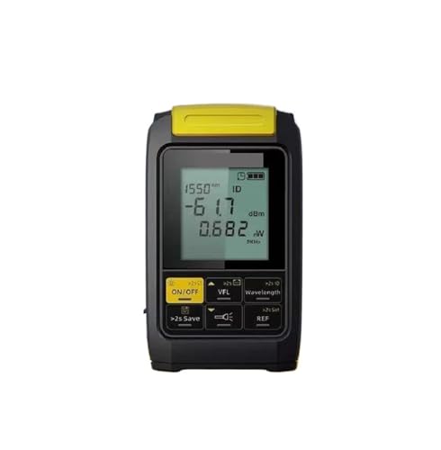 DIKAMAN Glasfaserkabeltester, 4in1 Optischer Leistungsmesser OPM LED-Licht Visual Fault Locator Netzwerkkabeltest Glasfasertester 5 Km 15 Km 30 MW Hohe Stabilität(20C V30 30KM) von DIKAMAN
