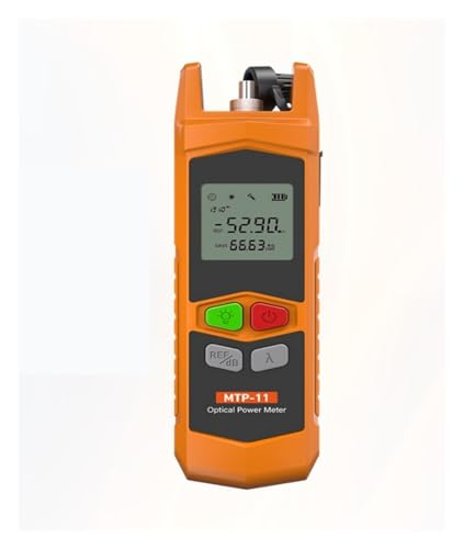 DIKAMAN Glasfaserkabeltester, Faseroptischer Leistungsmesser Mini OPM MTP-11-AG Glasfaserkabeltester Glasfaser-FTTH-Toolkit -70~6 DBm OPM Glasfasertester Hohe Stabilität von DIKAMAN