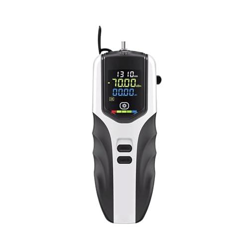 DIKAMAN Glasfaserkabeltester, Mini 4 In 1 Multifunktionaler Optischer Leistungsmesser Speichern Sie Daten Visual Fault Locator Netzwerkkabeltest OPM Glasfasertester Hohe Stabilität(-70 to 10dBm) von DIKAMAN