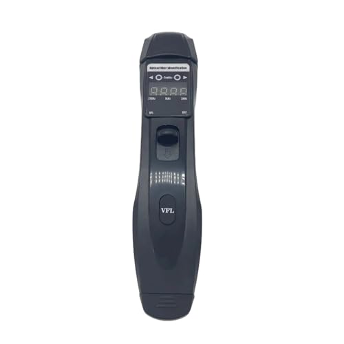DIKAMAN Glasfaserkabeltester, Optischer Faseridentifizierer Mit 4 Visuellen Fehlersuchgeräten VFL, Wiederaufladbarer All-in-One-Maschinentester Mit LED-Licht, Integrierter VFL 2 M Hohe Stabilität von DIKAMAN