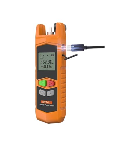 DIKAMAN Glasfaserkabeltester, Optischer Leistungsmesser -70 ~ + 6 DBm Multifunktions-Glasfaser-Netzwerkkabeltester LED-Licht Hohe Stabilität von DIKAMAN