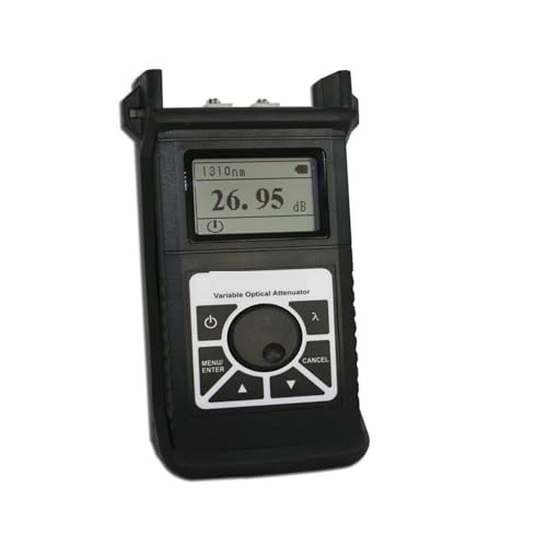 DIKAMAN Glasfaserkabeltester, Optischer Variabler Abschwächer Telekommunikations-CATV-Glasfasertester 2,5~60 DB 1260~1650 Variabler Optischer Abschwächer Hohe Stabilität von DIKAMAN