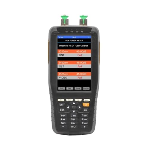 DIKAMAN Glasfaserkabeltester, PON Power Meter Tester Fasertester PON Optical Cat Tester TM70B-OV1 Optischer Leistungsmesser 6600 MAh Lithiumbatterie Hohe Stabilität(TM70B-OV1) von DIKAMAN
