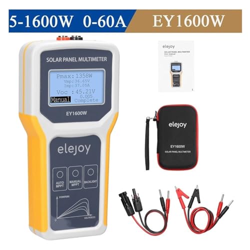 DIKAMAN Glasfaserkabeltester, Solar Panel Tester Photoik Panel Multimeter MPPT Erkennung Spannung Werkzeug Voltmeter Hohe Stabilität(2000w) von DIKAMAN