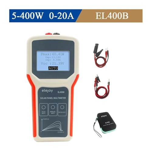 DIKAMAN Glasfaserkabeltester, Solar Panel Tester Photoik Panel Multimeter MPPT Erkennung Spannung Werkzeug Voltmeter Hohe Stabilität(400W) von DIKAMAN