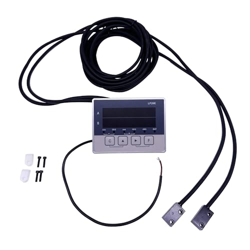 DIKAMAN Linearencoder-Kit, 2 achsen Digital Display DRO Magnetische Sensor Band Verschiebung Anzeige Skala Position Wandler Encoder Holzbearbeitung für Fräsmaschine(LP20E-2000mm Tape) von DIKAMAN