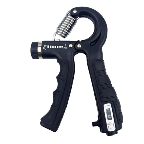 Dynamometer, 5–60 kg verstellbare Handgriffe zur Stärkung des verstellbaren Dynamometers. Handschütteln bezieht sich auf die Unterarmmuskel-Trainingsgriffe(Noir) von DIKAMAN
