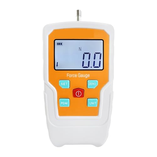 Dynamometer, Digitales Kraftmessgerät Feder-Push-Pull-Messgerät Tragbares Push-Pull-Testgerät Messgerät Dynamometer 500N Krafttestausrüstung(50N) von DIKAMAN