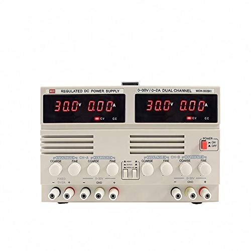 Einstellbare DC-stabilisierte Stromversorgung MCH-302D-II Linear Amperemeter Handy Reparatur Digitalanzeige Für Labore und Schulen(110v) von DIKAMAN