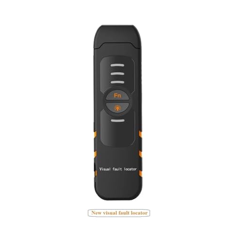 Glasfaserkabeltester, Handheld Optical Power Meter 5-30 MW Fiber Optic Tester Stift VFL Rot Licht Optische Faser Optic Rot Licht Stift Visual Fault Locator Hohe Stabilität(15mw lithium battery) von DIKAMAN