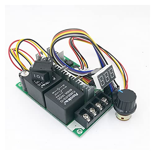 Linearantrieb, DC10V ~ 55V. Digitaler Bildschirm PWM Geschwindigkeitsregler vorwärts und rückwärts DC Motor 0 ~ 100% einstellbar 1 2V 24V 40A. for lineare Stellglied Einsatz in der Elektro- und Maschi von DIKAMAN