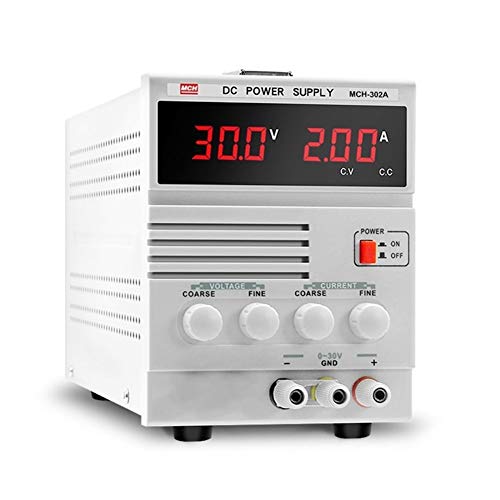 MCH-302A DC Netzteil Einstellbar 0-30V 0-2A Handyreparatur Lineare Stromversorgung Für Labore und Schulen(220V) von DIKAMAN