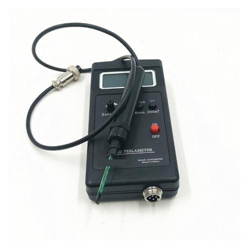 SJ200 Digitales Gaussmeter Statisches Magnetfeld Tester 0-200Mt-2000mT Mit Adapter Für Heimwerker von DIKAMAN